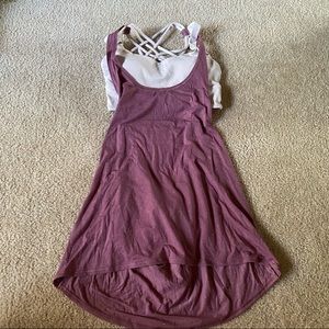 Lululemon Tied in Energy 2-in-1 Tank Plumful / Pink Bliss Size 4